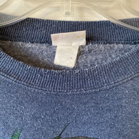 Bassett-Walker Men’s XL Sweatshirt Fishing Nature Knows Pullover Crew Neck VTG - Picture 6 of 12